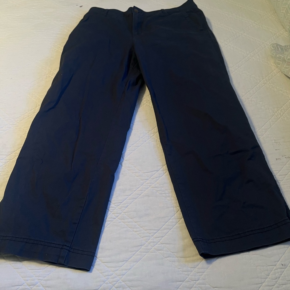 Gap Bundle Blue & Olive Patch Pockets Wide Leg Gi… - image 6